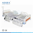 Camas de hospital electrónicas de AG-BM101 5-Function seguro de enfermedad con los frenos cruzados