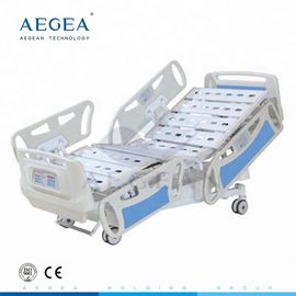 AG-BY008 cama médica ajustable eléctrica del acero inoxidable de la función ICU del hospital 5