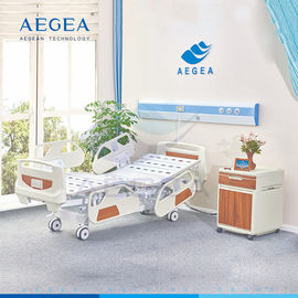 El tablero ajustable eléctrico de la cama AG-BY004 con ABS articula la cama hola-baja del hospital de seguro de enfermedad del paciente