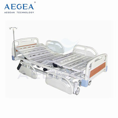 Camas de hospital electrónicas de AG-BM101 5-Function seguro de enfermedad con los frenos cruzados
